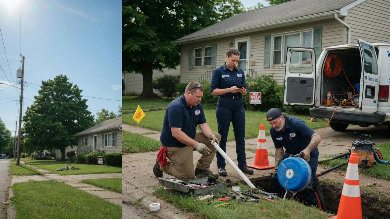 Sewer Line Repair in New Waverly, IN near me